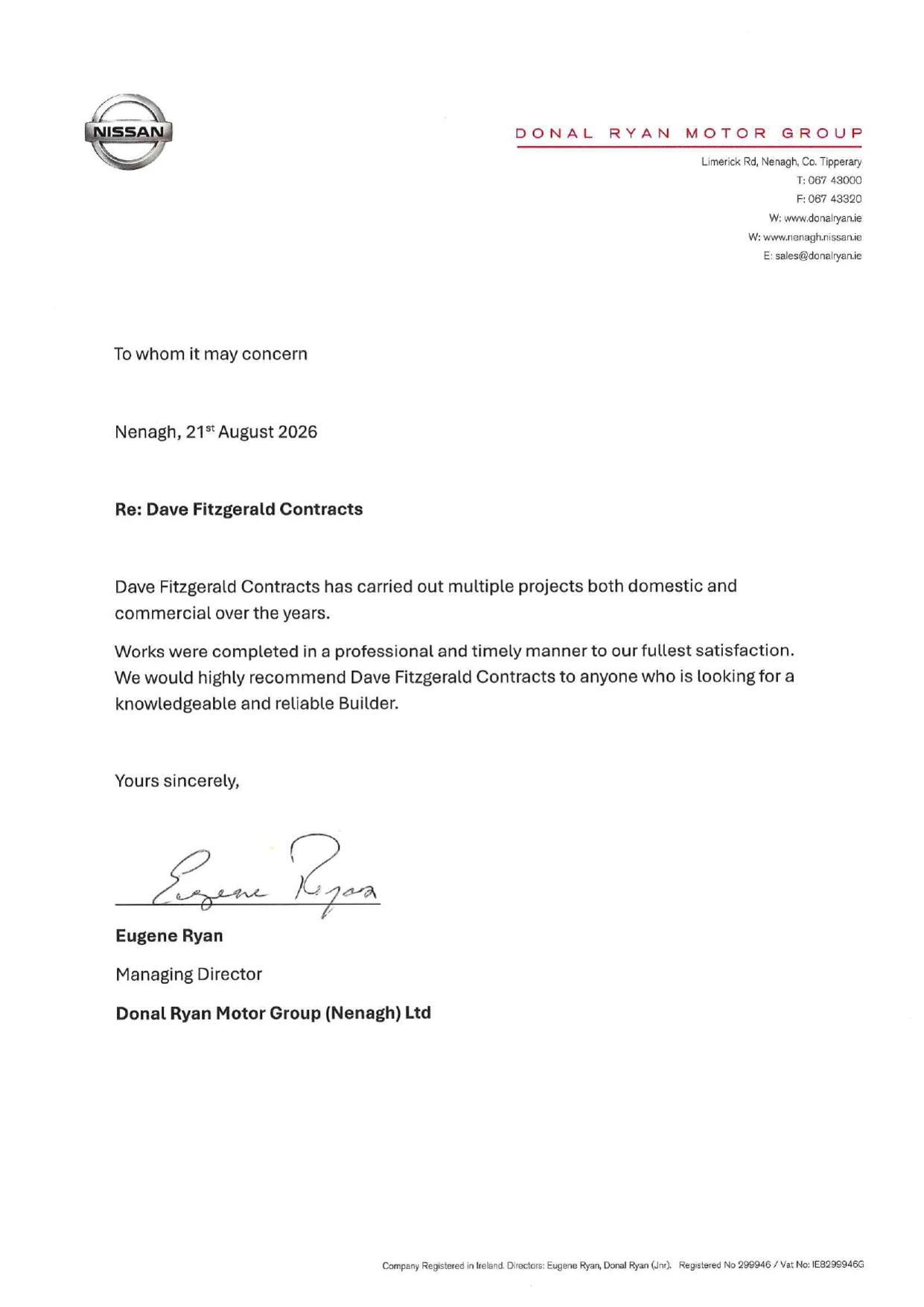 ballina-tidy-towns Client Testimonial